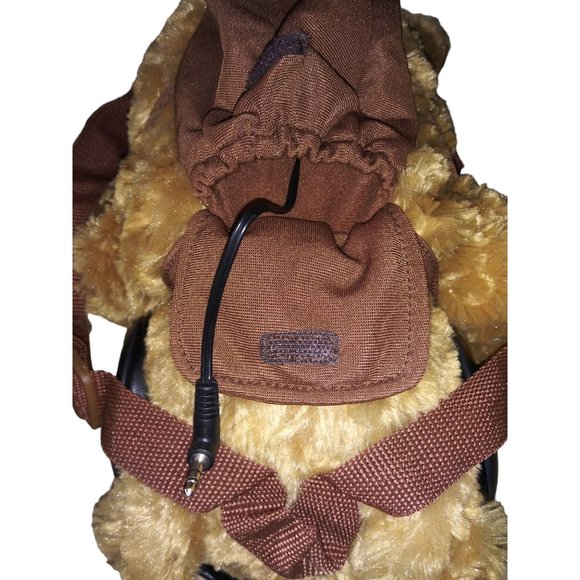Iflops Share The Tunes Bear Stuffed Plush Plug and Play Headphone Speakers Bear - Picture 4 of 11